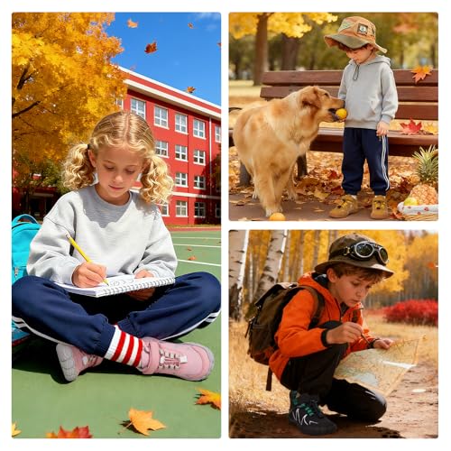 Barfussschuhe Kinder Barfußschuhe Jungen Mädchen Leicht Wanderschuhe Minimal Barfuß Sneaker Outdoor Wasserabweisend rutschfest Barefoot Shoes Kids Gr.27-35