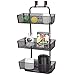 Hanging Kitchen Baskets - MILIJIA 3 Tier Free Standing Mesh Basket Organizer with Hooks for Kitchen Bathroom Pantry