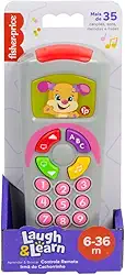 Fisher-Price Aprender e Brincar Brinquedo para Bebês Controle Remoto Irmã do Cachorrinho para crianças a partir de 6 meses