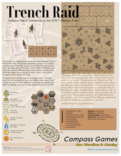 Trench Raid Juego de Mesa WW1 para Adultos miniatura 2