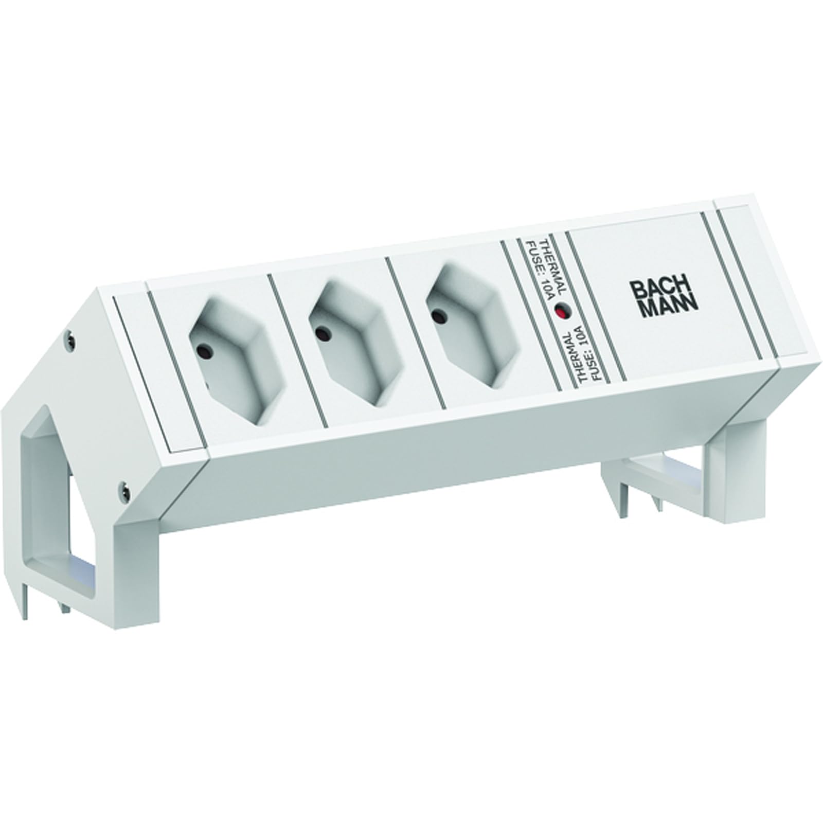 BACHMANN Desk 2 White 3xCH 0° 0.2m GST18 RAL9010