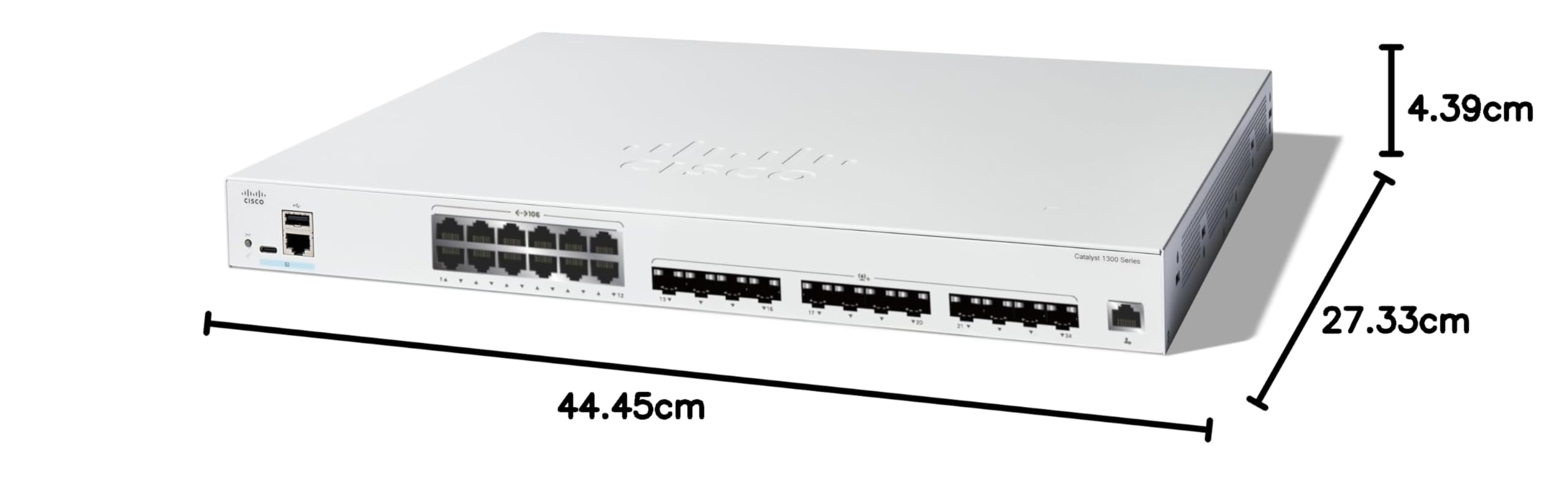 Amazon.co.jp: Cisco Catalyst 1300-24XTS マネージドスイッチ、12
