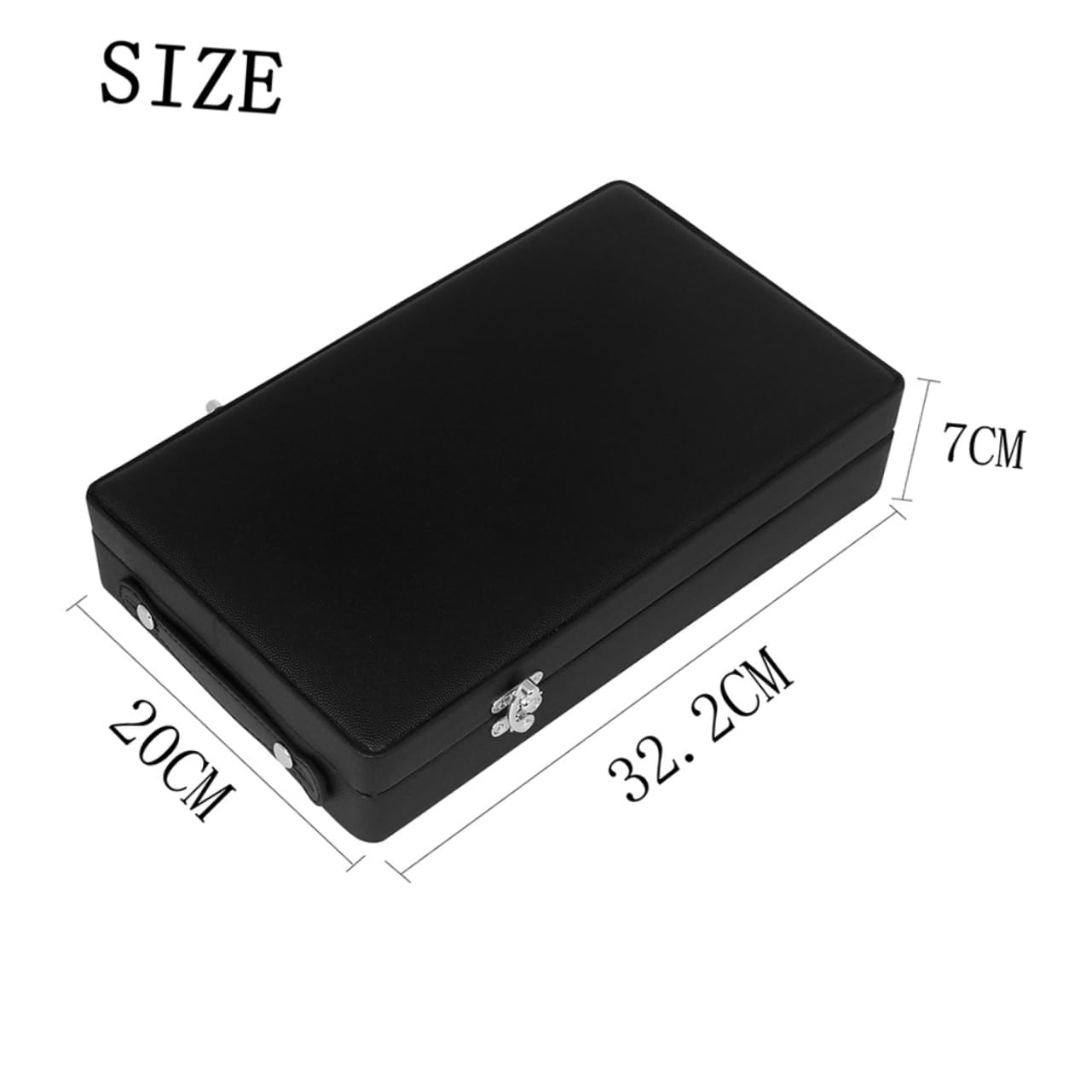 BESTonZON Oboe Case Buckle Portable Storage Box Leather Organizer Case for Oboe Art Storage Box