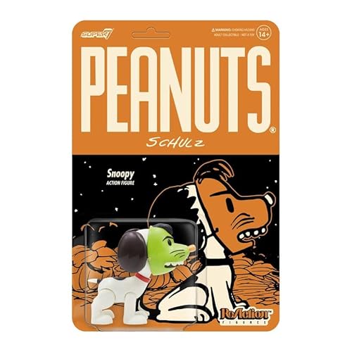 Super7 Peanuts: Halloween Masked Snoopy Wave 4 Reaction Figure, Multicolor #TOP8