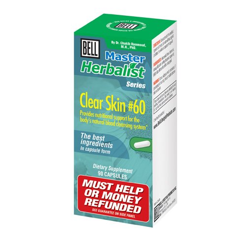 Bell Lifestyle, Master Herbalist Series, Help for Skin Disorders, 750 mg, 90 Capsules
