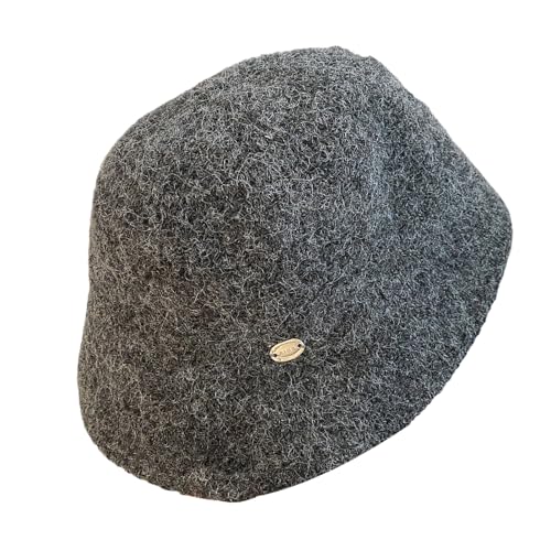 Elegant Traditional Interlaced Bucket Hat Unisex Cotton Sun with Wide Border for Outdoor Tasks and Season Fashion Pliable Thi Gray by PASNMKvn - Used condition - Image 7