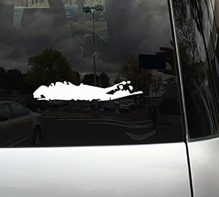 Applicable Pun Long Island Shape Decal – 8 Inch White Vinyl Paumanok Sticker for Car, Laptop, Glass, and More