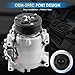 HAYIAUTO Car A/C Compressor Fit for Honda CRV 2002-2006 2.4L Automotive Replacement AC Compressor 38810PNB006, 6511495, 89242, 58881, 57881, HS110R A/C Compressor for Car CO10663AC
