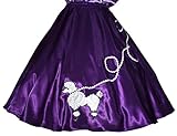 3 BIG NOTES - Adult Satin Poodle Skirt Size XL/3XL (38