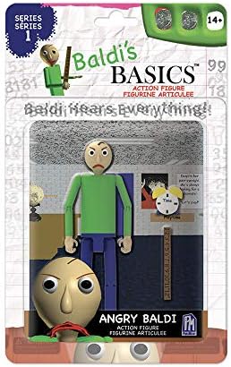 Baldi's Basics 5" Action Figure (Angry Baldi), Multicolour