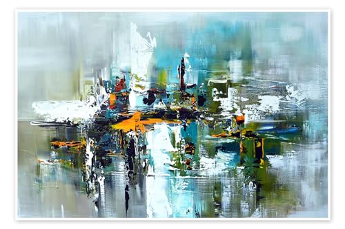 Posterlounge Abstrakte Energie Poster von Theheartofart Gena 60 x 40 cm Wandbilder Wanddeko