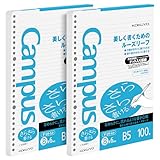 Kokuyo Campus Todai Series Pre-dotted Loose Leaf Paper for Binders - B5 (6.9