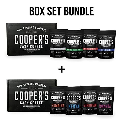 Cooper's Cask Coffee Bourbon Barrel and Single Origin Box Set #TOP20