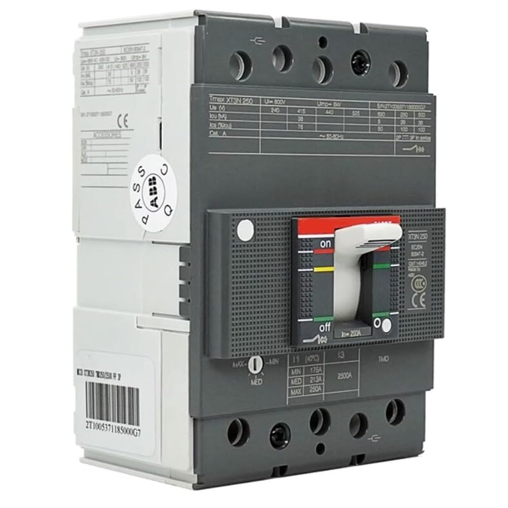 1 Uds XT3N250 Interruptor De Aire Trifásico 3P Disyuntor Proteger equipos eléctricos.(125A)