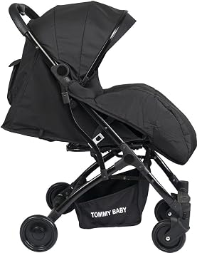 TommyBaby Golf Kabin Bebek Arabası Black Kabin Boy Siyah