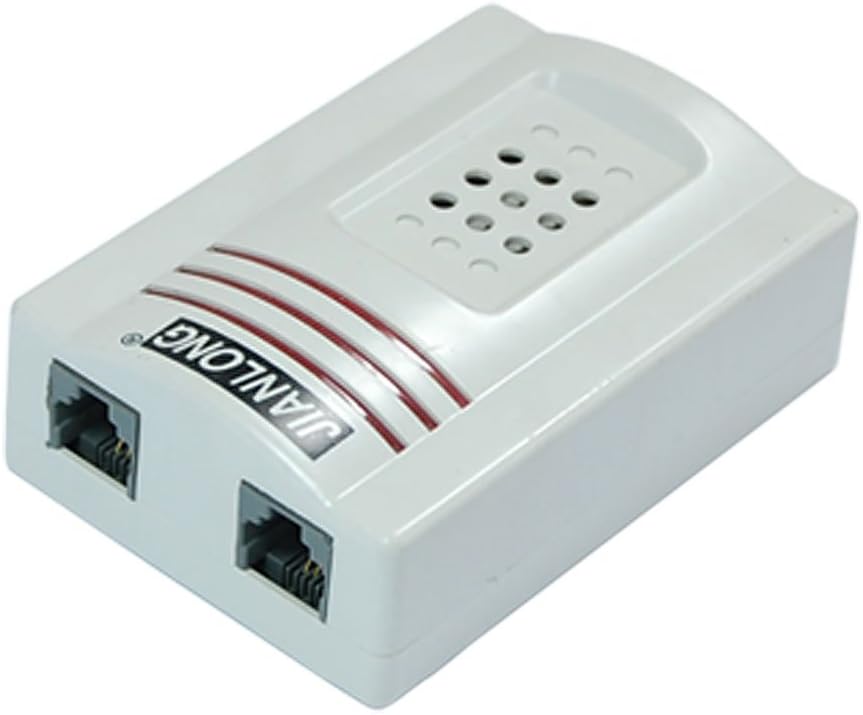 Uxcell RJ11 Adapter Louder Telephone Ring Flash Amplifier Ringer for Landline Telephone