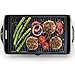 Chefman Electric Smokeless Indoor w/Non-Stick Cooking Surface & Adjustable Temperature Knob from Warm to Sear for Customized BBQ Grilling, Dishwasher Safe Removable Drip Tray, Black