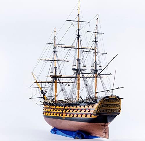SIourso Wooden Model Ship Kit Hms Victory 1805 Scale 1/96 1032Mm 40'' Wood Model Ship Kit