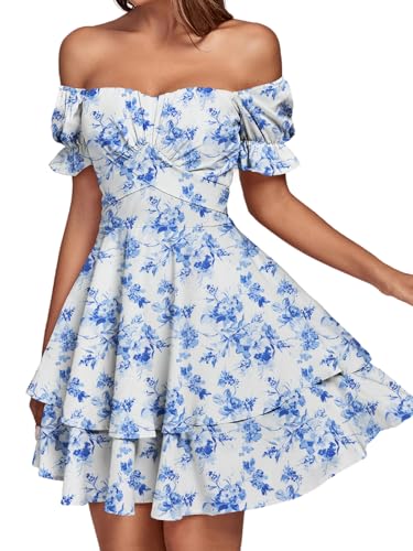 Image of LYANER Women's Off Shoulder Casual Dress