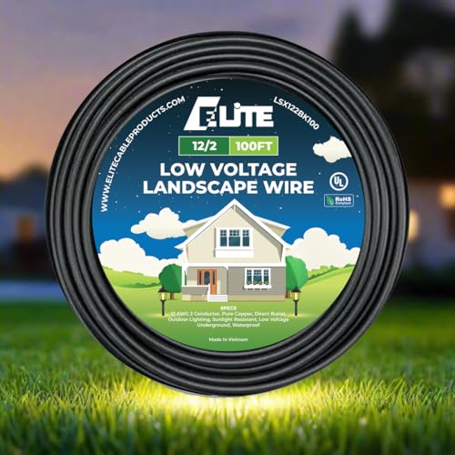 Elite 12/2 Landscape Lighting Wire 100ft