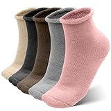 Soleeya 5 Pares Calcetines Termicos Mujer Invierno Gruesos y Suaves Talla 35-40, Calcetines Térmicos de Invierno Mujer Sin Costuras para Deporte Trabajo Casa