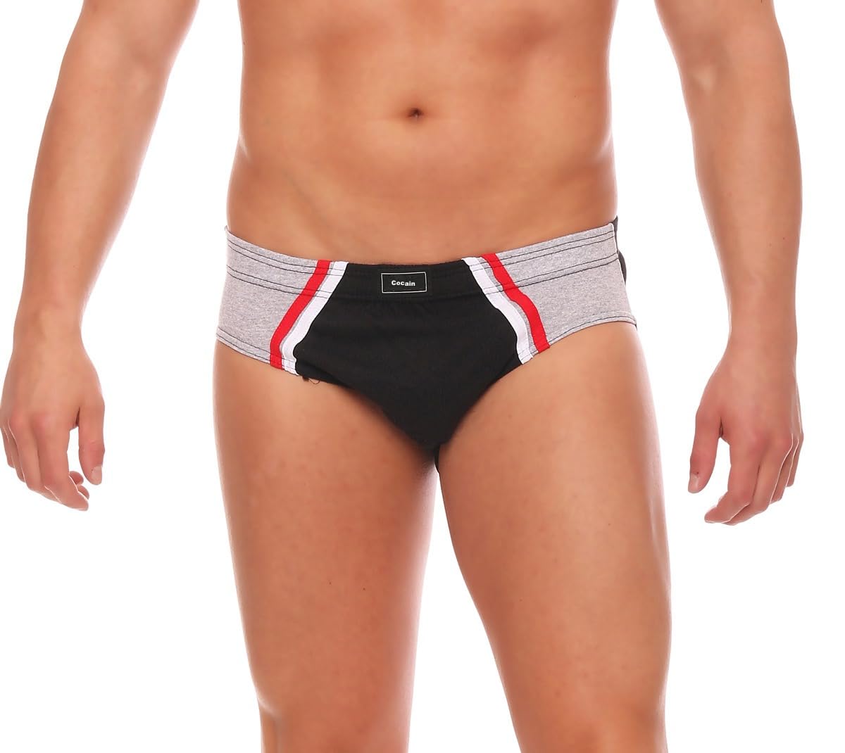 Cocain underwear 6 | 9 | 12 sztuk kolorowych męskich majtek sportowych majtki bez rozporka 100% bawełna czesana w różnych kombinacjach kolorystycznych rozm. M do 4XL
