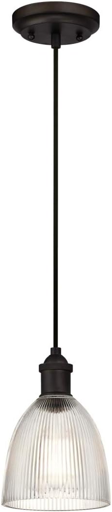 Lampe Suspendue Industrielle Westinghouse – Cuivre, 1 Ampoule, Style Art Déco
