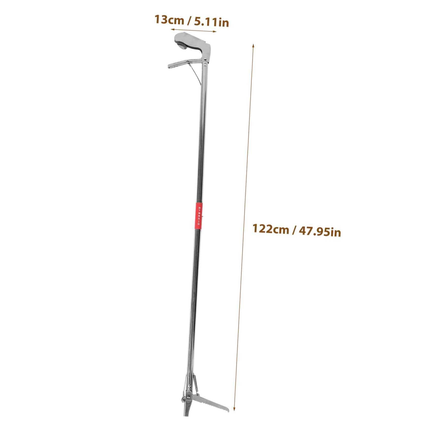 SUPVOX Pinza per Serpenti in Acciaio Inossidabile Eccellente Durata e Flessibilità, Clip da Giardino Argento per Catturare Serpenti e Utilizzo Come Pinza per Rifiuti