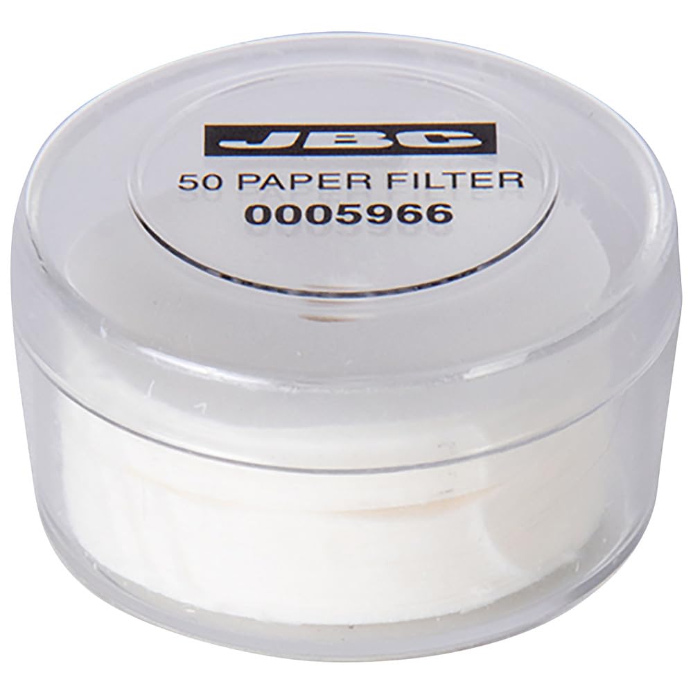 JBC Filtro di ricambio per pompa dissaldante 0005966 (disco filtro pompa dissaldante) Ø mm – pollici: 4 mm (confezione da 50 pezzi)