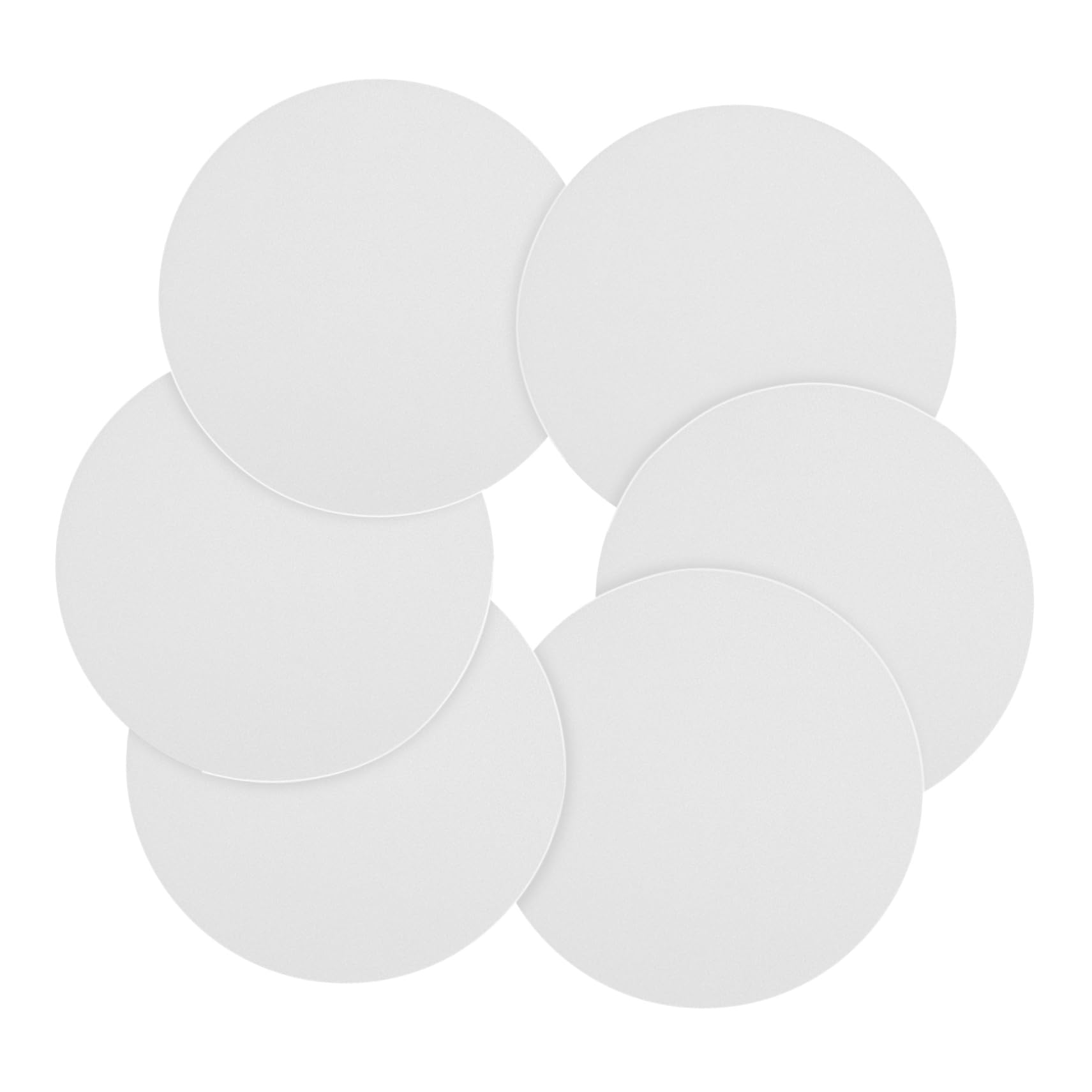 Hemobllo 6pcs Downlight Covers Diffuser Lamp Shade Anti-Dazzling Acrylic Ceiling Light Accessories, Simple and Elegant Design for Living Room and Boys and Girls Room