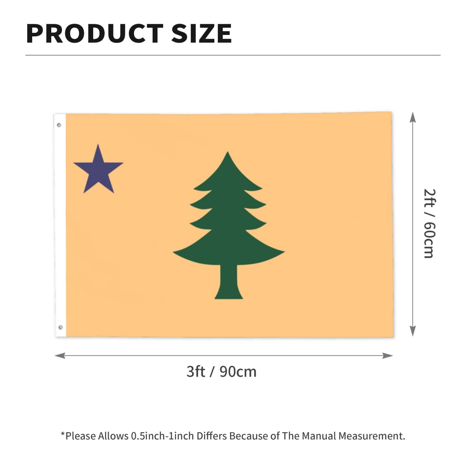 Banderas Vectoriales De Maine Colección De Banderas De Maine | Vector Premium
