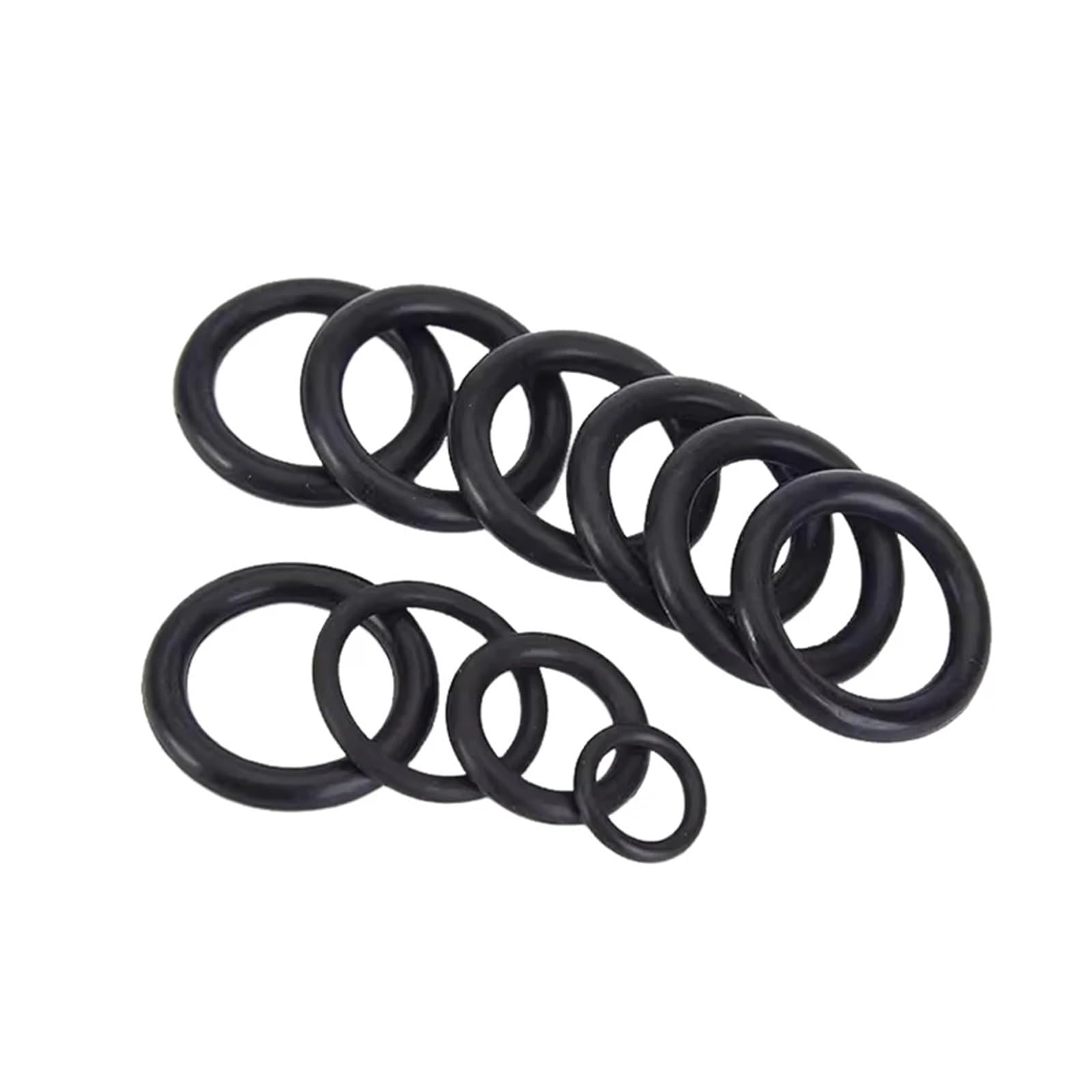 Junta tórica de caucho, arandela de sellado, junta tórica NBR negra, espaciador redondo de caucho de nitrilo, resistente al desgaste, arandela de sellado, espesor 4 mm, diámetro exterior 12-450 mm(OD