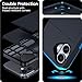 harusaki iPhone 16 Plus Wallet Case with Hidden Card Slot - Wireless Charging Compatible iPhone 16 Plus Case with Card Holder for Men and Women (Black)