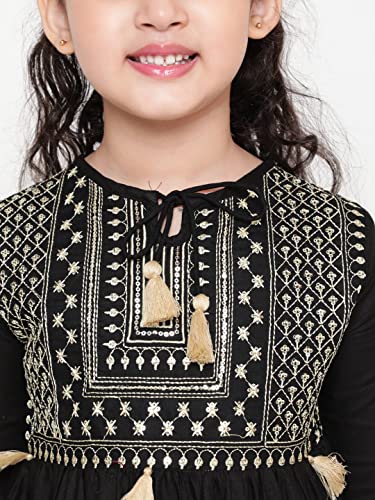 Image of NIYA Girls Party Embellished Embroidered Festive Casual TOP