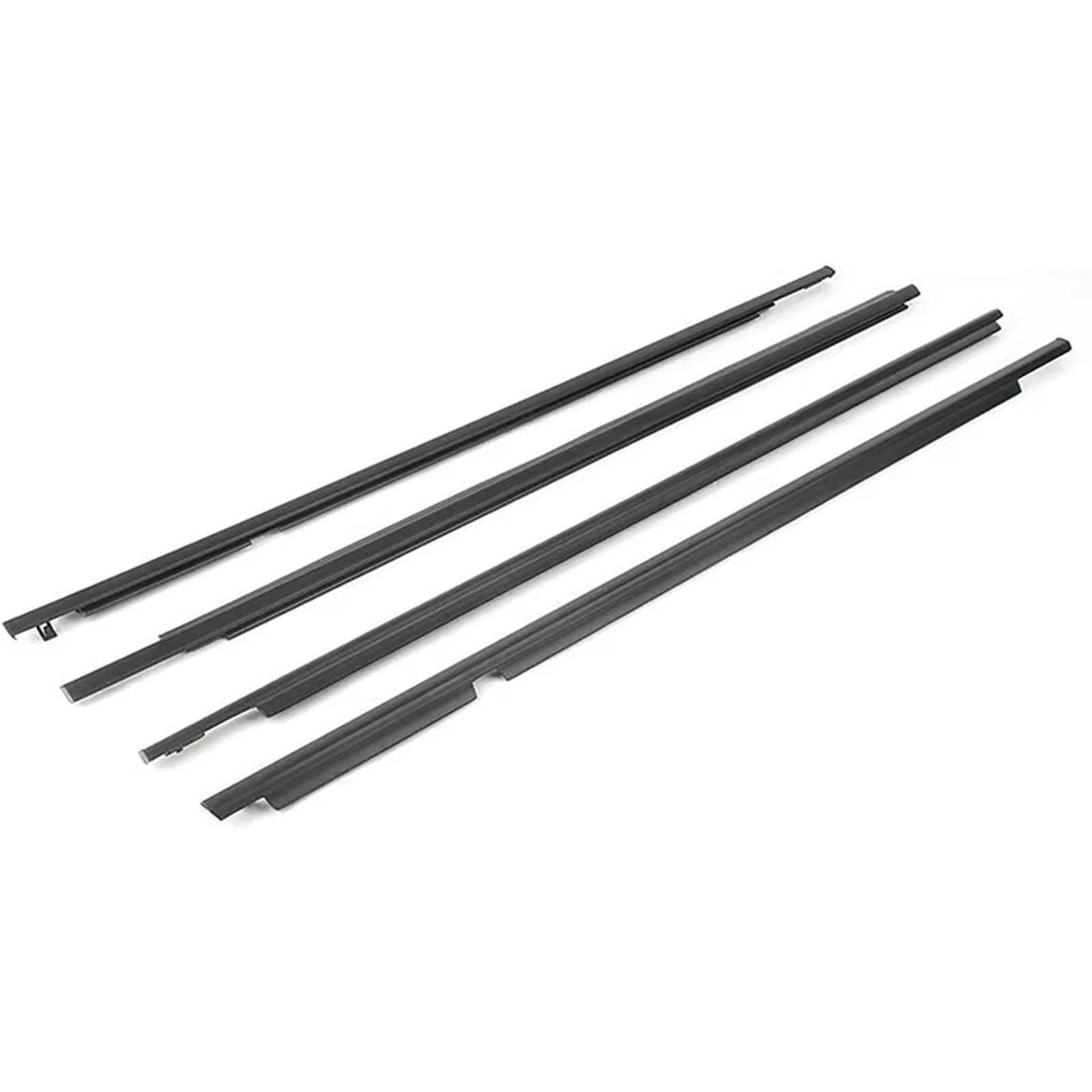 Hmnmxq One Color Rubber Sealing Strip For Lexus Gx470 Weatherstrip Seal 75711‑60061 4Piece Window Rubber Trim For Toyota For Land For Cruiser 120 Prado 2003-2009 Car Door Seal Strip