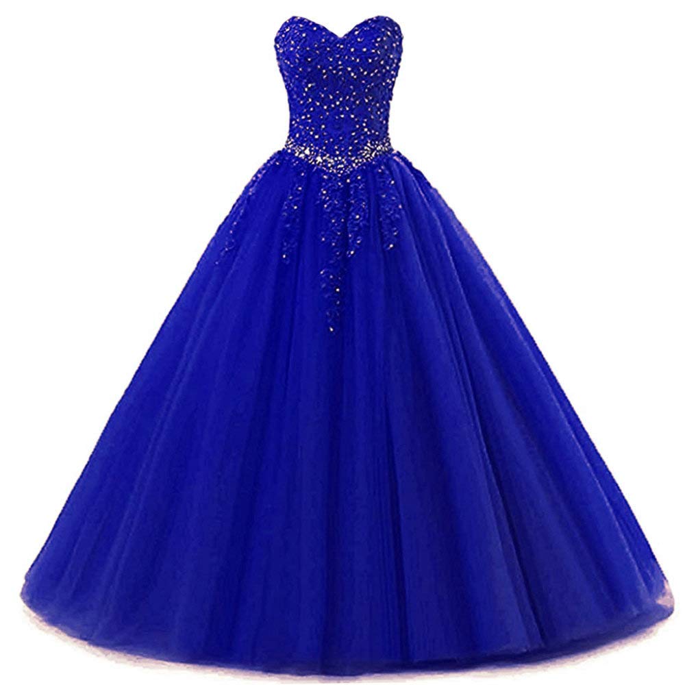 Abito da sera, da donna, lungo, in tulle