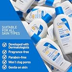 CeraVe AM Facial Moisturizing Lotion SPF 50, Face Moisturizer with SPF, Hyaluronic Acid, Niacinamide & Ceramides, Non-Greasy, Blends Seamlessly With No White Cast, Non Comedogenic Sunscreen, 3 Oz - Image 5
