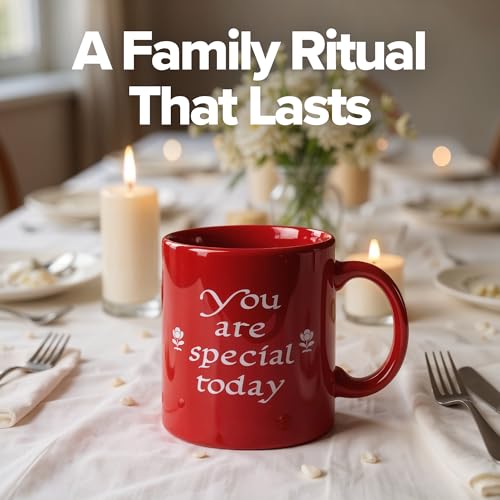 Taza Roja 'You Are Special Today' de Cerámica miniatura 4