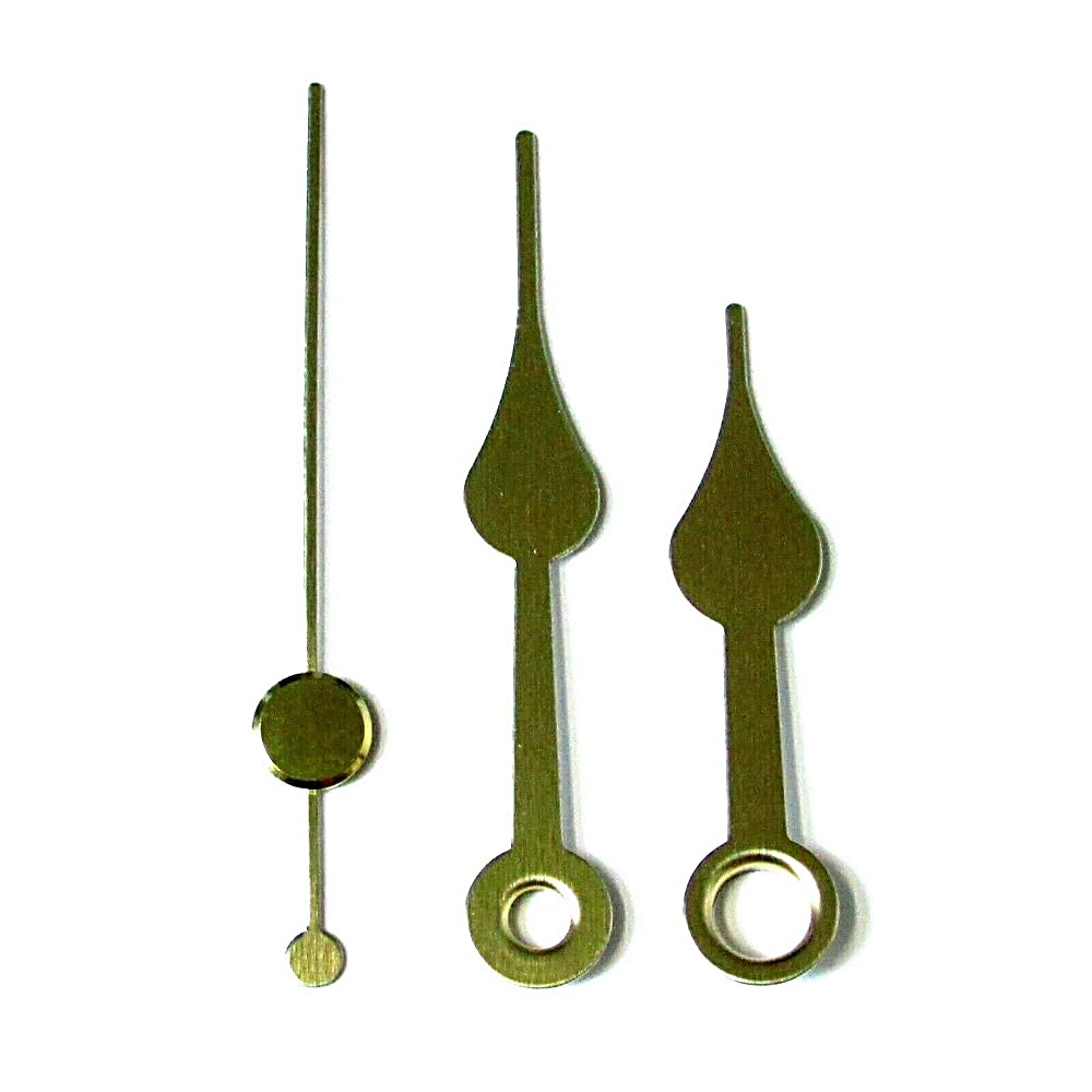 Dans Clock Shop Gold Replacement Metal Press Fit Clock Hands Compatible With Chinese Quartz Mechanism Diy Repair 48Mm