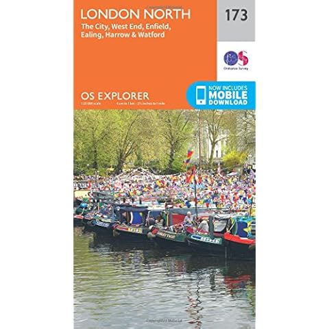 London North Map by Ordnance Survey Cover