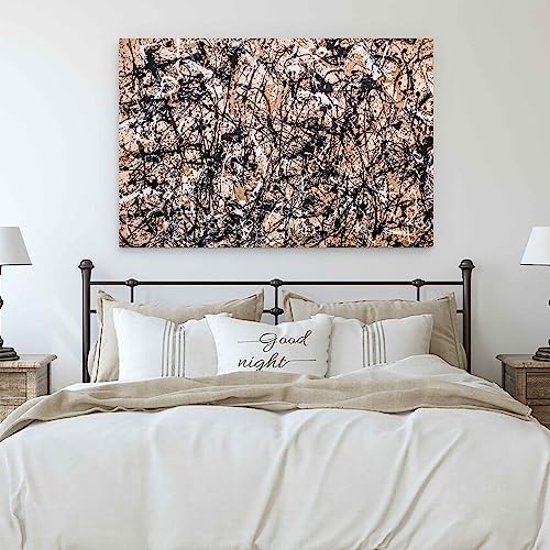 Toile n°21 Jackson Pollock 60x90cm : une idée cadeau originale pour passionné - 6