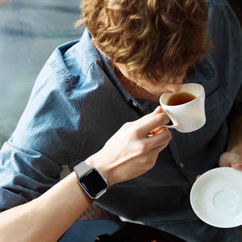 Image of Sport Bands Compatible with Apple Watch Band Women Men 40mm 38mm 41mm 42mm 44mm 45mm 46mm 49mm ,Soft Wristband Waterproof Replacement Strap for iWatch Bands Series 11 10 9 8 7 6 5 4 3 2 1 SE Ultra Gray
