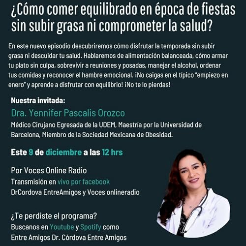 &iquest;C&oacute;mo comer equilibrado en &eacute;poca de fiestas sin subir grasa ni comprometer la salud?