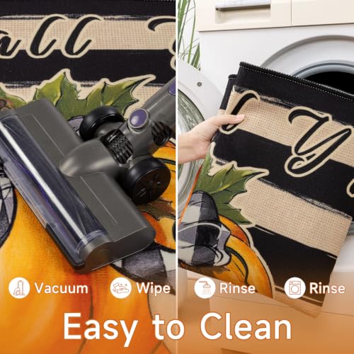 32 x 48 Vaukki Fall Pumpkin Entryway Doormat 8.49 + Free Shipping w/ Prime or on 35+ + 50% Off Code QE4TYGP4 - image 5
