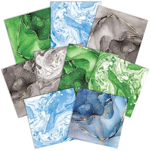 Papier marbré pour scrapbooking créatif afin de personnaliser vos albums photos souvenirs