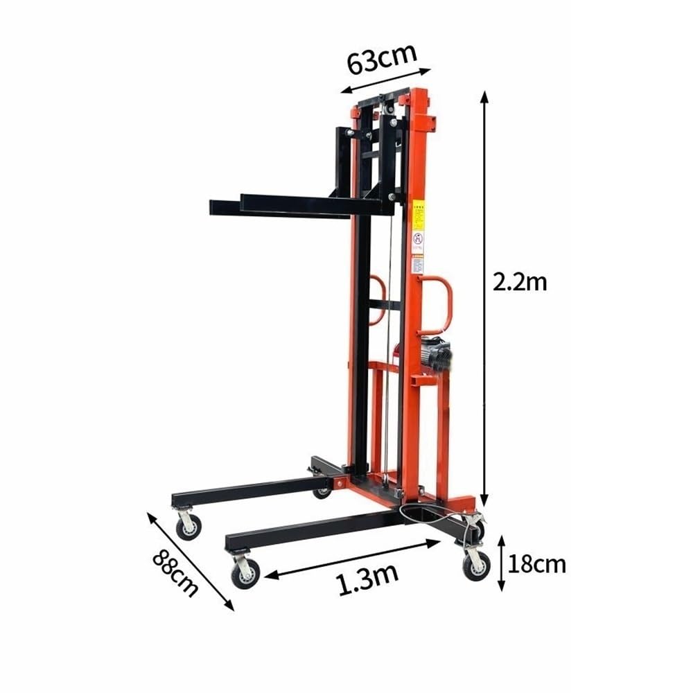 Piattaforma di sollevamento elettrica per merci, capacità 400 kg, doppio braccio di ventilazione per condotto di ventilazione, materiale, ideale per ascensori e sollevamento pesante Ta