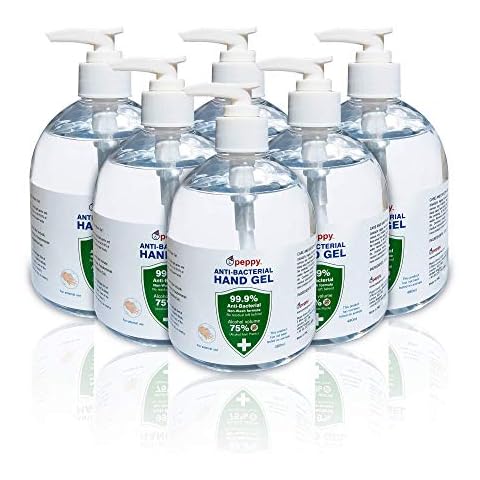 PeppyPure 6-Pack Hand Sanitiser Gel Cover