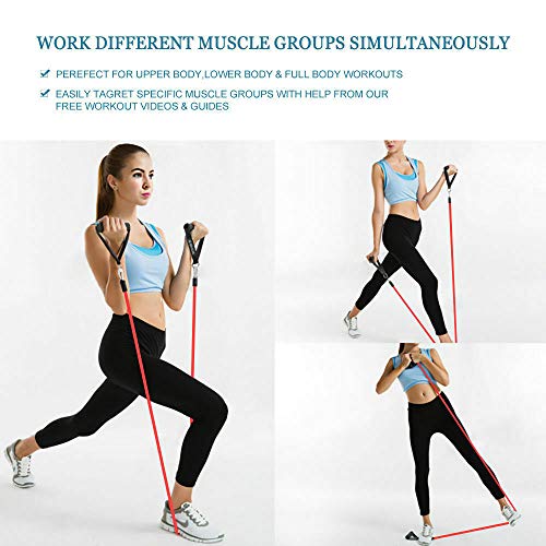 11pcs/Set Fitness Pull Rope Resistance Bands TPE Strength Gym Equipment Home Elastic Exercises Body Fitness Workout Equipment - Home Fitness Guru 11pcs/Set Fitness Pull Rope Resistance Bands TPE Strength Gym Equipment Home Elastic Exercises Body Fitness Workout Equipment - Image 4