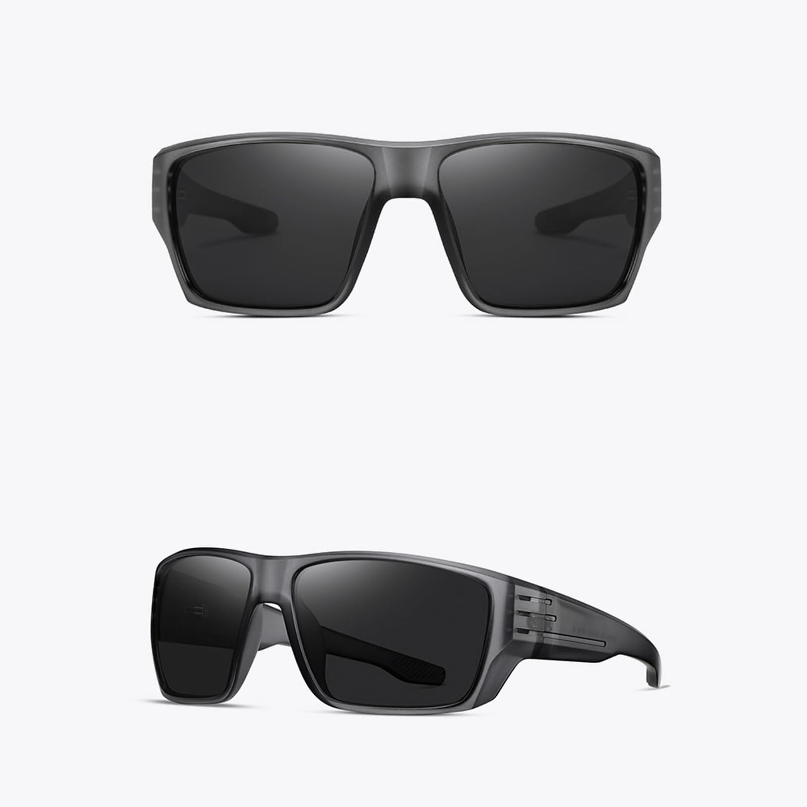 Gafas de sol polarizadas deportivas para hombre, gafas de pesca, protección UV, rectangulares