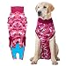 Suitical Recovery Suit for Dogs - Pink Camo - Size Large